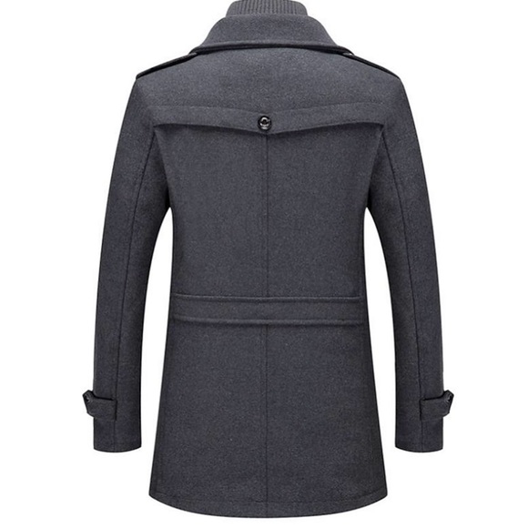 NWOT Warm and Windprood Winter Wool Pea Jacket - Picture 2 of 7